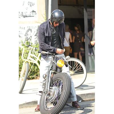 David Beckham: Motorrad-Ausfahrt