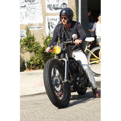 David Beckham: Motorrad-Ausfahrt