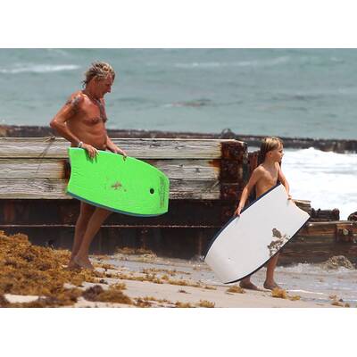 Rod Stewart: Fit im Urlaub