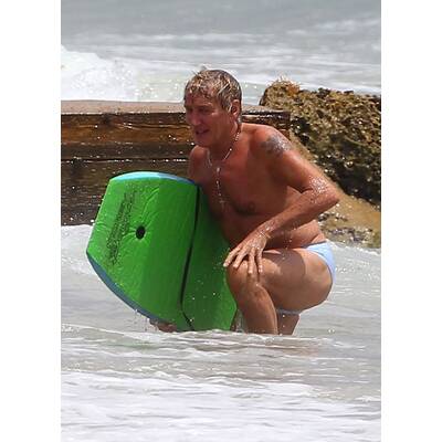 Rod Stewart: Fit im Urlaub