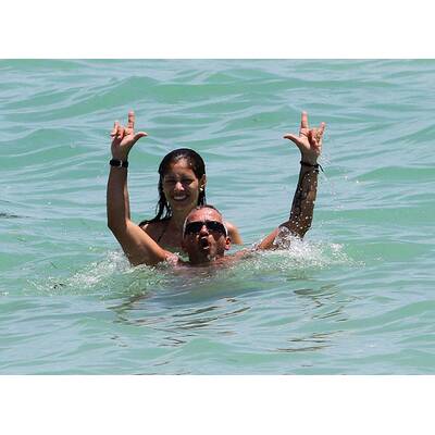 Eros Ramazzotti & Marcia Pellegrinella: Verliebt im Urlaub