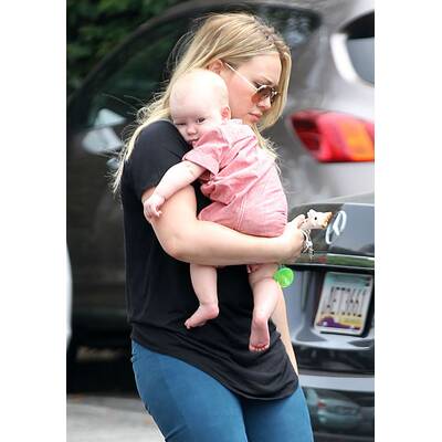 Hilary Duff im Baby-Glück