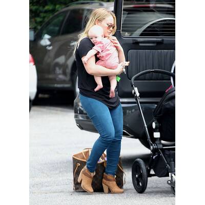 Hilary Duff im Baby-Glück