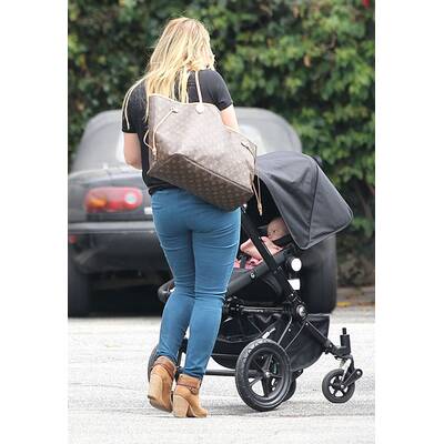 Hilary Duff im Baby-Glück