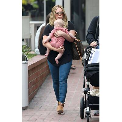 Hilary Duff im Baby-Glück
