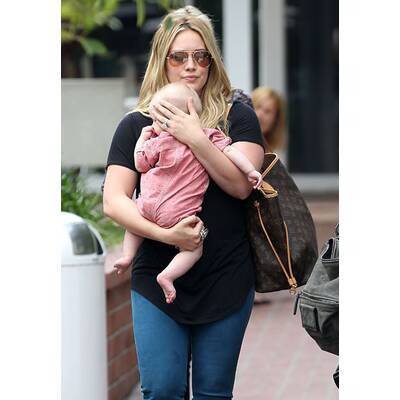 Hilary Duff im Baby-Glück