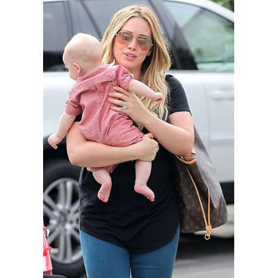 Hilary Duff im Baby-Glück