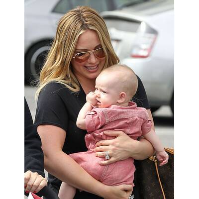 Hilary Duff im Baby-Glück