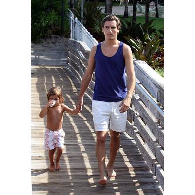 Scott Disick & Sohn Mason: Kourntey Kardashians Jungs sind echte Wasserratten