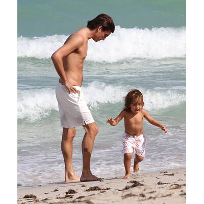 Scott Disick & Sohn Mason: Kourntey Kardashians Jungs sind echte Wasserratten