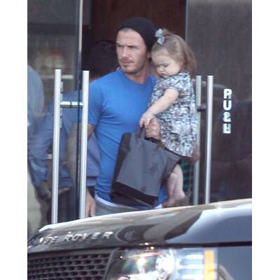 David Beckham: Die kleine Harper ist ja soooo süß!