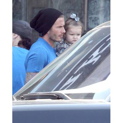 David Beckham: Die kleine Harper ist ja soooo süß!