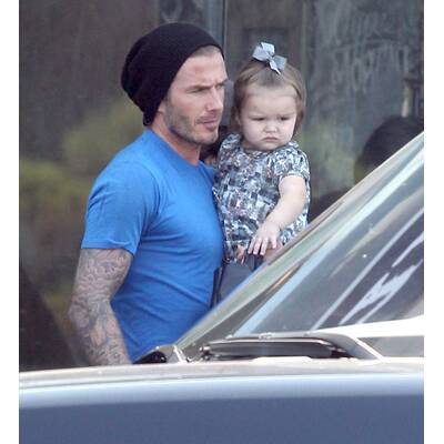 David Beckham: Die kleine Harper ist ja soooo süß!
