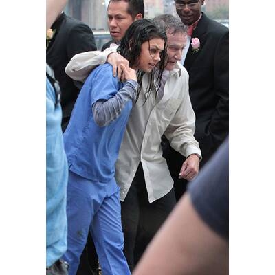 Mila Kunis & Robin Williams: Klitschnasser Spaß am Set