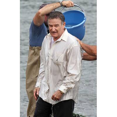 Mila Kunis & Robin Williams: Klitschnasser Spaß am Set