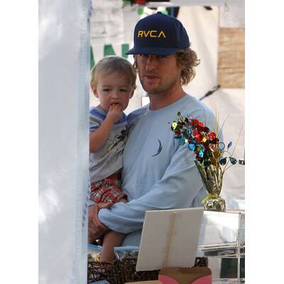 Owen Wilson & Sohn: Einkaufen am Markt