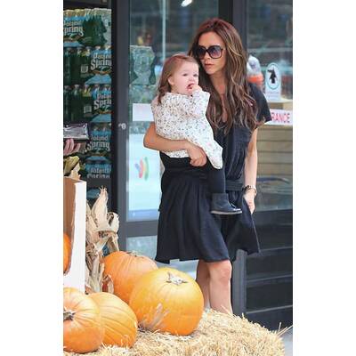Victoria Beckham mit Harper Seven in New York