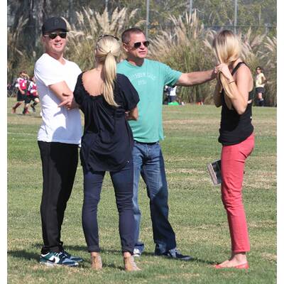 Ryan Phillippe beim Fußball