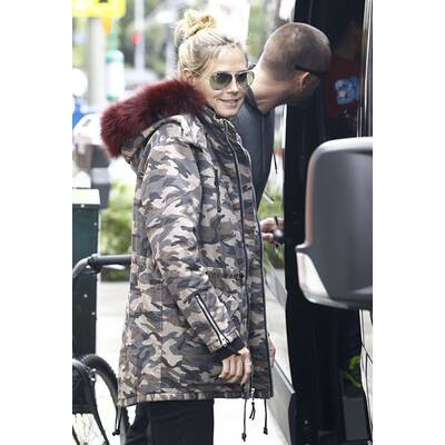 Heidi Klum: Ungeschminkt aber gut gelaunt