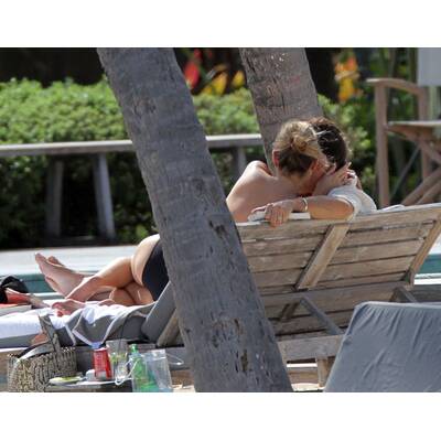 Kate Moss ist der Kälte entkommen