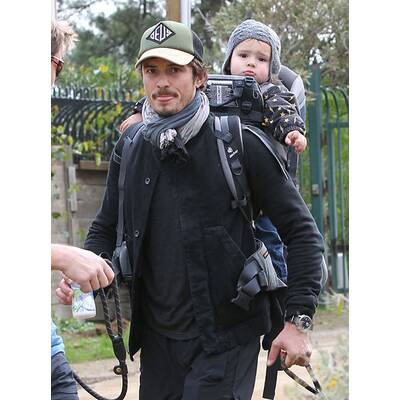 Orlando Bloom: Wandertag mit Sohn Flynn