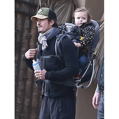 Orlando Bloom: Wandertag mit Sohn Flynn