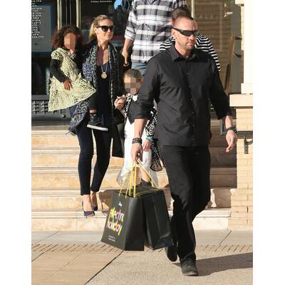 Heidi Klum mit Töchtern Lou und Leni 