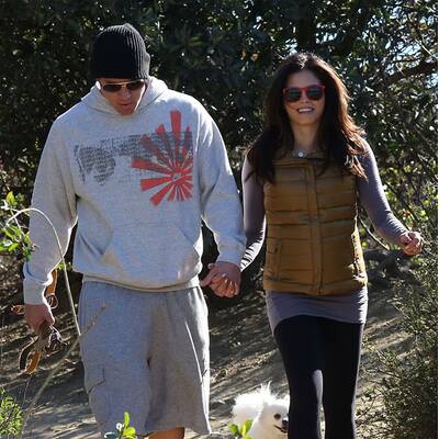 Channing Tatum & Frau: Spaziergang mit Hund.