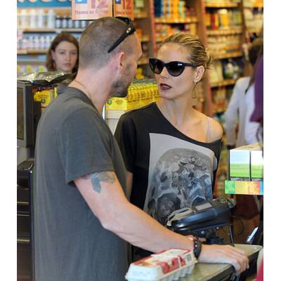 Heidi Klum: Einkaufen mit Martin Kristen 