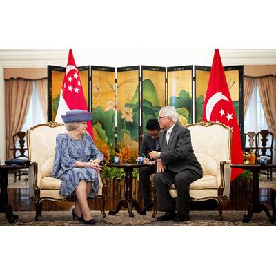 Prinzessin Maxima & Willem besuchen Singapur.
