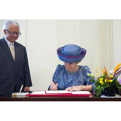 Prinzessin Maxima & Willem besuchen Singapur.