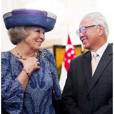 Prinzessin Maxima & Willem besuchen Singapur.