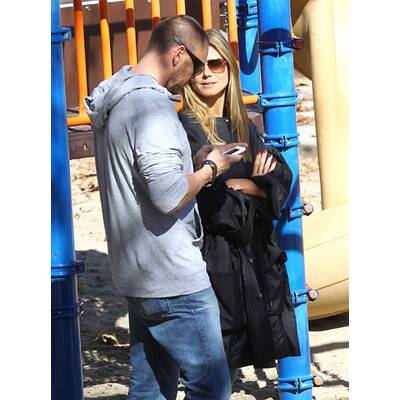 Heidi Klum: Im Park mit Lover & Kids