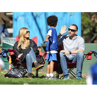 Heidi Klum: Im Park mit Lover & Kids