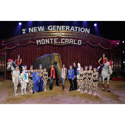 Stephanie von Monca: Zirkus-Besuch mit Tochter