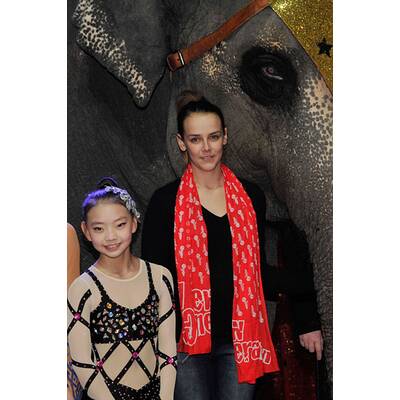 Stephanie von Monca: Zirkus-Besuch mit Tochter