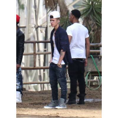 Justin Bieber geht Reiten