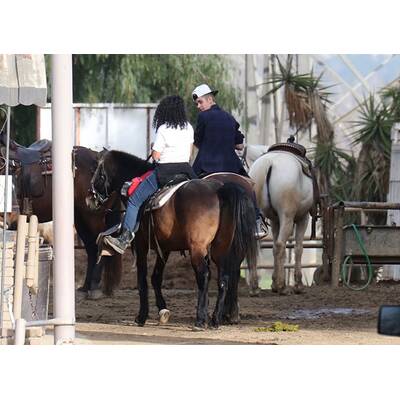 Justin Bieber geht Reiten