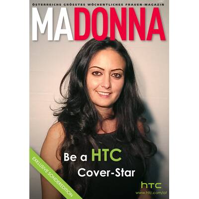 Cover-Model by HTC & MADONNA 