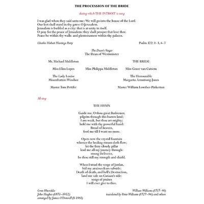 The Royal Wedding: Official Programme