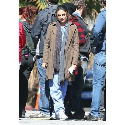 Mila Kunis ohne Make-up: Häßlich am Set