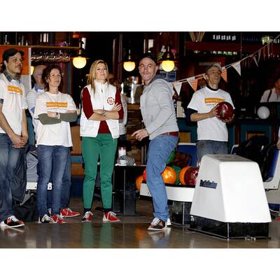Strike! Maxima & Willem sportlich beim Bowlen