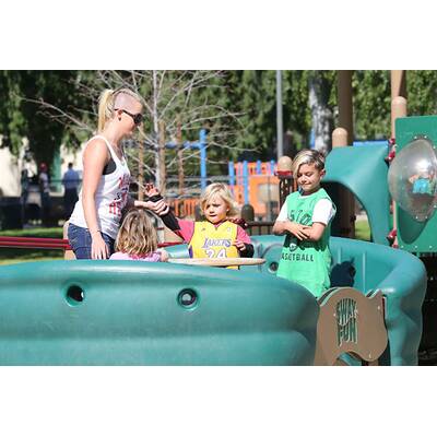 Gwen Stefani: Familien-Action am Spielplatz