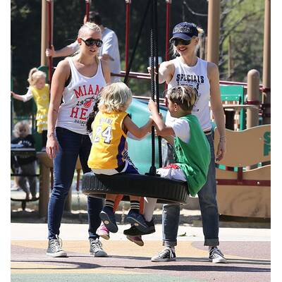 Gwen Stefani: Familien-Action am Spielplatz