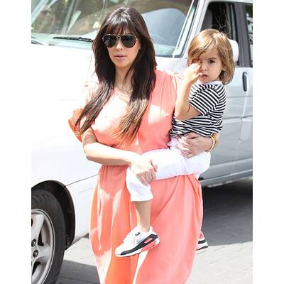 Kim Kardashian als Pfirsich