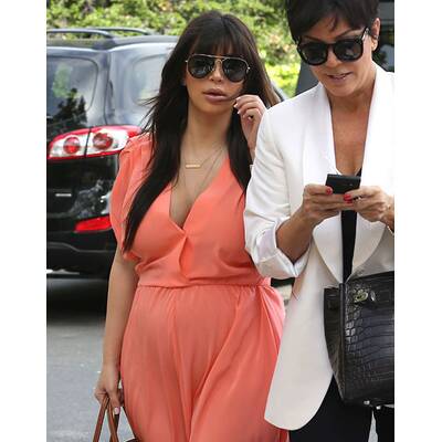 Kim Kardashian als Pfirsich