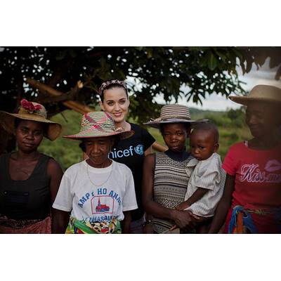 Katy Perry unterstützt die UNICEF