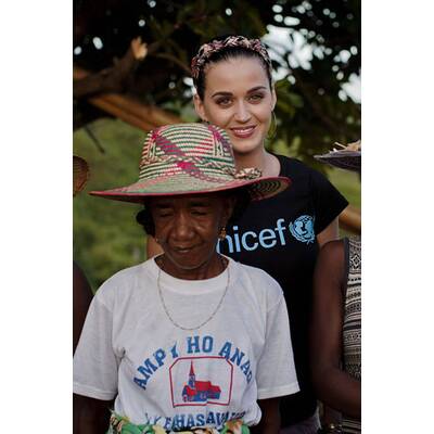 Katy Perry unterstützt die UNICEF