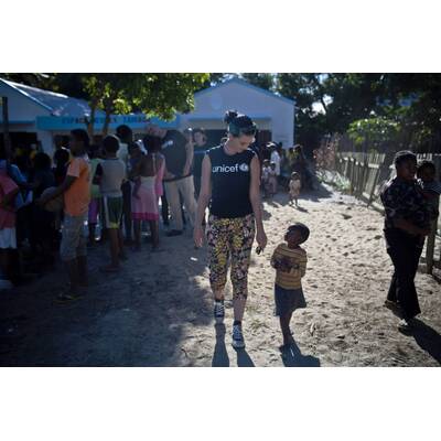Katy Perry unterstützt die UNICEF