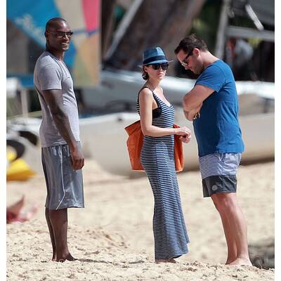 Danii Minogue & Tyson Beckford auf Barbados
